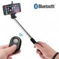 Ordel Brazo Extensible Mando a Distancia Bluetooth con Montura para smartphones Apple iPhone 4 5 6 Android Samsung s3 s4 s5
